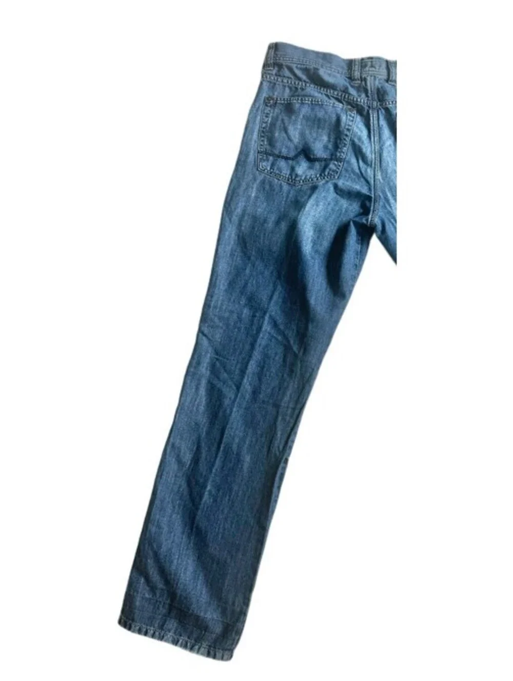 Alberto Modern Fit Men’s Jeans W36 L34 Light Wash Straight Leg Denim High End